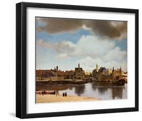 View of Delft-Johannes Vermeer-Framed Giclee Print