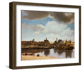 View of Delft-Johannes Vermeer-Framed Giclee Print