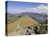 View of Derwent Water from Catbells, Lake District National Park, Cumbria, England-Neale Clarke-Stretched Canvas