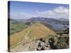 View of Derwent Water from Catbells, Lake District National Park, Cumbria, England-Neale Clarke-Stretched Canvas