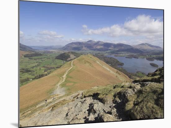 View of Derwent Water from Catbells, Lake District National Park, Cumbria, England-Neale Clarke-Mounted Photographic Print