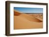 View of desert sand dunes, Grande Dune, Erg Chebbi, Sahara Desert-Derek Hall-Framed Photographic Print