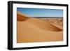 View of desert sand dunes, Grande Dune, Erg Chebbi, Sahara Desert-Derek Hall-Framed Photographic Print