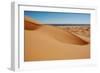 View of desert sand dunes, Grande Dune, Erg Chebbi, Sahara Desert-Derek Hall-Framed Photographic Print