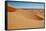 View of desert sand dunes, Grande Dune, Erg Chebbi, Sahara Desert-Derek Hall-Framed Stretched Canvas