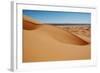 View of desert sand dunes, Grande Dune, Erg Chebbi, Sahara Desert-Derek Hall-Framed Photographic Print