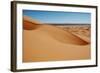 View of desert sand dunes, Grande Dune, Erg Chebbi, Sahara Desert-Derek Hall-Framed Photographic Print