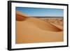 View of desert sand dunes, Grande Dune, Erg Chebbi, Sahara Desert-Derek Hall-Framed Photographic Print