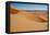 View of desert sand dunes, Grande Dune, Erg Chebbi, Sahara Desert-Derek Hall-Framed Stretched Canvas