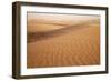 View of desert sand dunes with windblown sand, Sahara, Morocco, may-Bernd Rohrschneider-Framed Photographic Print