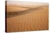 View of desert sand dunes with windblown sand, Sahara, Morocco, may-Bernd Rohrschneider-Stretched Canvas