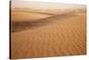 View of desert sand dunes with windblown sand, Sahara, Morocco, may-Bernd Rohrschneider-Stretched Canvas