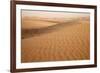 View of desert sand dunes with windblown sand, Sahara, Morocco, may-Bernd Rohrschneider-Framed Photographic Print