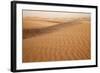 View of desert sand dunes with windblown sand, Sahara, Morocco, may-Bernd Rohrschneider-Framed Photographic Print