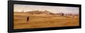 View of Desert with Dunes-Stefano Ussi-Framed Giclee Print