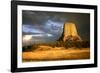 View of Devil's Tower, a Basalt Outcrop-Tony Craddock-Framed Photographic Print