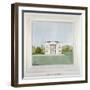 View of Dh Rucker's Residence at West Hill in Wandsworth, London, C1800-null-Framed Giclee Print