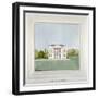 View of Dh Rucker's Residence at West Hill in Wandsworth, London, C1800-null-Framed Giclee Print