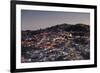 View of Diamantina. UNESCO World Heritage Site, at Sunset, Minas Gerais, Brazil, South America-Ian Trower-Framed Photographic Print