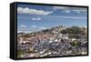 View of Diamantina, UNESCO World Heritage Site, Minas Gerais, Brazil, South America-Ian Trower-Framed Stretched Canvas