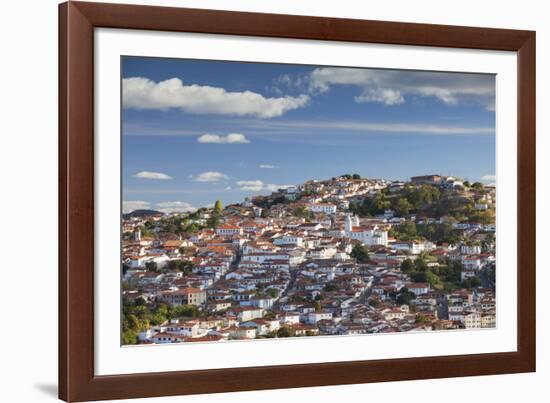 View of Diamantina, UNESCO World Heritage Site, Minas Gerais, Brazil, South America-Ian Trower-Framed Photographic Print