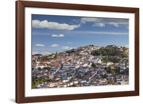 View of Diamantina, UNESCO World Heritage Site, Minas Gerais, Brazil, South America-Ian Trower-Framed Photographic Print