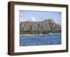 View of Diamond Head Crater, Oahu, Hawaii, Hawaiian Islands, USA-Alison Wright-Framed Photographic Print