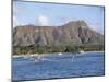 View of Diamond Head Crater, Oahu, Hawaii, Hawaiian Islands, USA-Alison Wright-Mounted Photographic Print