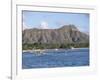 View of Diamond Head Crater, Oahu, Hawaii, Hawaiian Islands, USA-Alison Wright-Framed Photographic Print