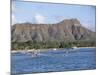 View of Diamond Head Crater, Oahu, Hawaii, Hawaiian Islands, USA-Alison Wright-Mounted Photographic Print