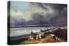 View of Dieppe-Louis Eugene Gabriel Isabey-Stretched Canvas