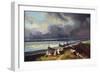 View of Dieppe-Louis Eugene Gabriel Isabey-Framed Giclee Print