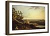 View of Dijon from Daix, France-Jean-Baptiste Lallemand-Framed Giclee Print