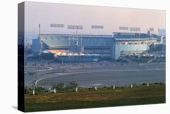 View of Dodgers Stadium-null-Stretched Canvas