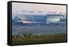 View of Dodgers Stadium-null-Framed Stretched Canvas