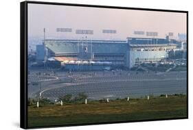 View of Dodgers Stadium-null-Framed Stretched Canvas