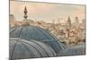 View of Dome of the Mosque, Istanbul, Turkey-artjazz-Mounted Photographic Print