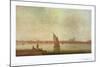 View of Dordrecht-Aelbert Cuyp-Mounted Art Print