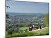 View of Dorking from Box Hill View Point, Surrey Hills, North Downs, Surrey, England, United Kingdo-John Miller-Mounted Photographic Print