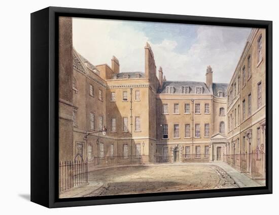 View of Downing Street, Westminster-John Buckler-Framed Stretched Canvas