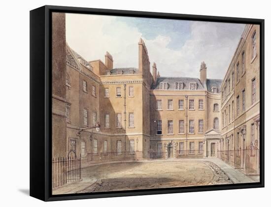 View of Downing Street, Westminster-John Buckler-Framed Stretched Canvas