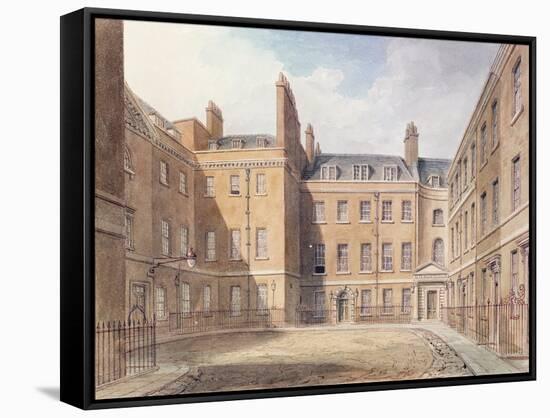 View of Downing Street, Westminster-John Buckler-Framed Stretched Canvas