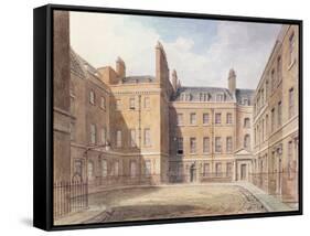 View of Downing Street, Westminster-John Buckler-Framed Stretched Canvas