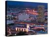 View of Downtown and Union Station from Los Angeles City Hall, Los Angeles, California, USA-Walter Bibikow-Stretched Canvas