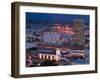 View of Downtown and Union Station from Los Angeles City Hall, Los Angeles, California, USA-Walter Bibikow-Framed Photographic Print