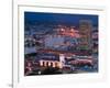 View of Downtown and Union Station from Los Angeles City Hall, Los Angeles, California, USA-Walter Bibikow-Framed Photographic Print