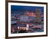 View of Downtown and Union Station from Los Angeles City Hall, Los Angeles, California, USA-Walter Bibikow-Framed Photographic Print