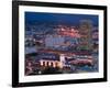View of Downtown and Union Station from Los Angeles City Hall, Los Angeles, California, USA-Walter Bibikow-Framed Photographic Print