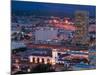 View of Downtown and Union Station from Los Angeles City Hall, Los Angeles, California, USA-Walter Bibikow-Mounted Photographic Print