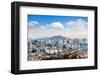 View of Downtown Cityscape and Seoul Tower in Seoul, South Korea.-Guitar photographer-Framed Photographic Print